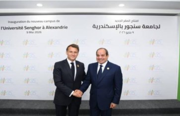  الرئيس عبدالفتاح السيسي و ماكرون