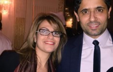 سهام سويد وزوجها