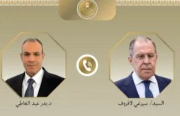وزير الخارجية ونظيره الروسي