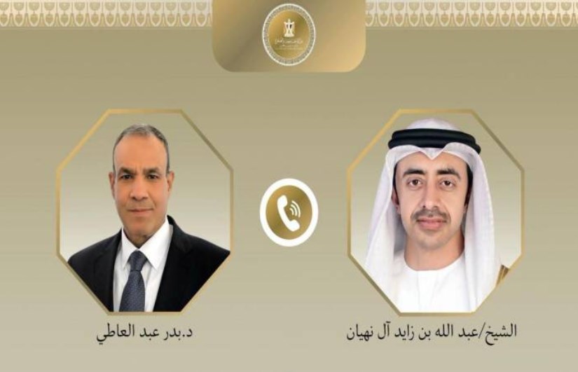 وزير الخارجية ونظيره الاماراتي