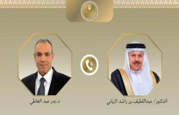  وزير الخارجية ونظيره البحريني