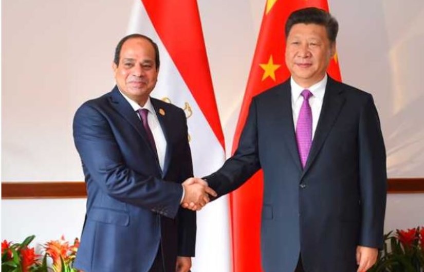 الرئيس السيسي والرئيس الصيني