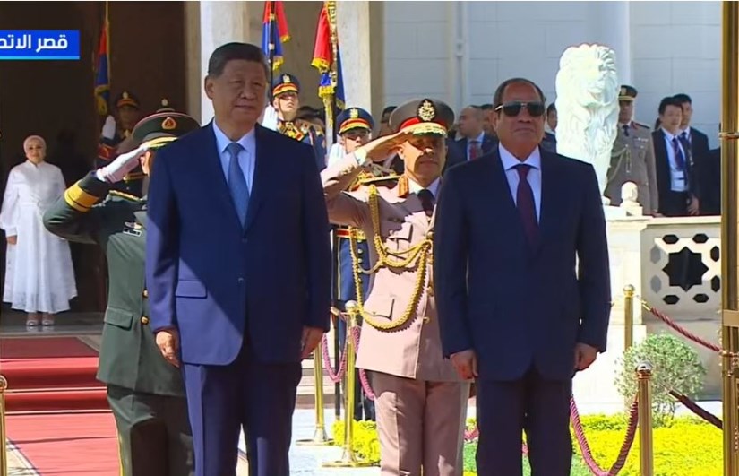 الرئيس السيسي ونظيره الصيني